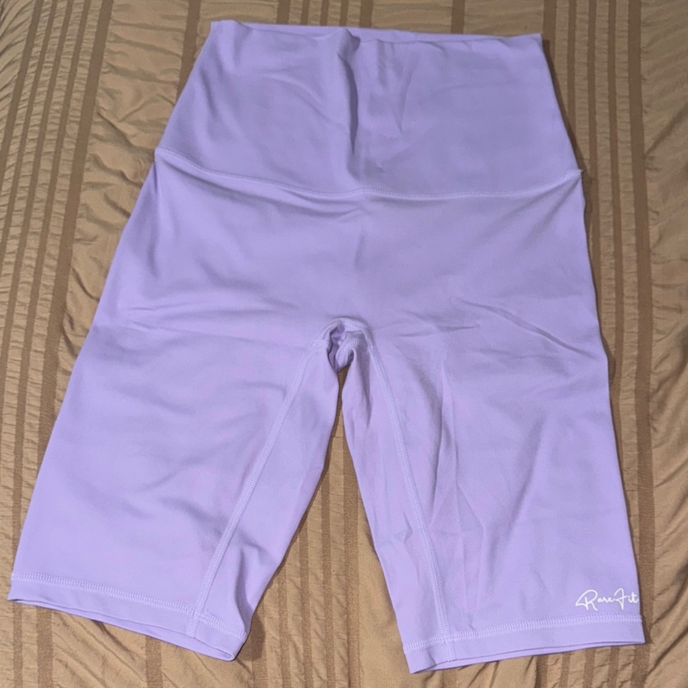 Lavender Women's Biker Shorts (high rise)